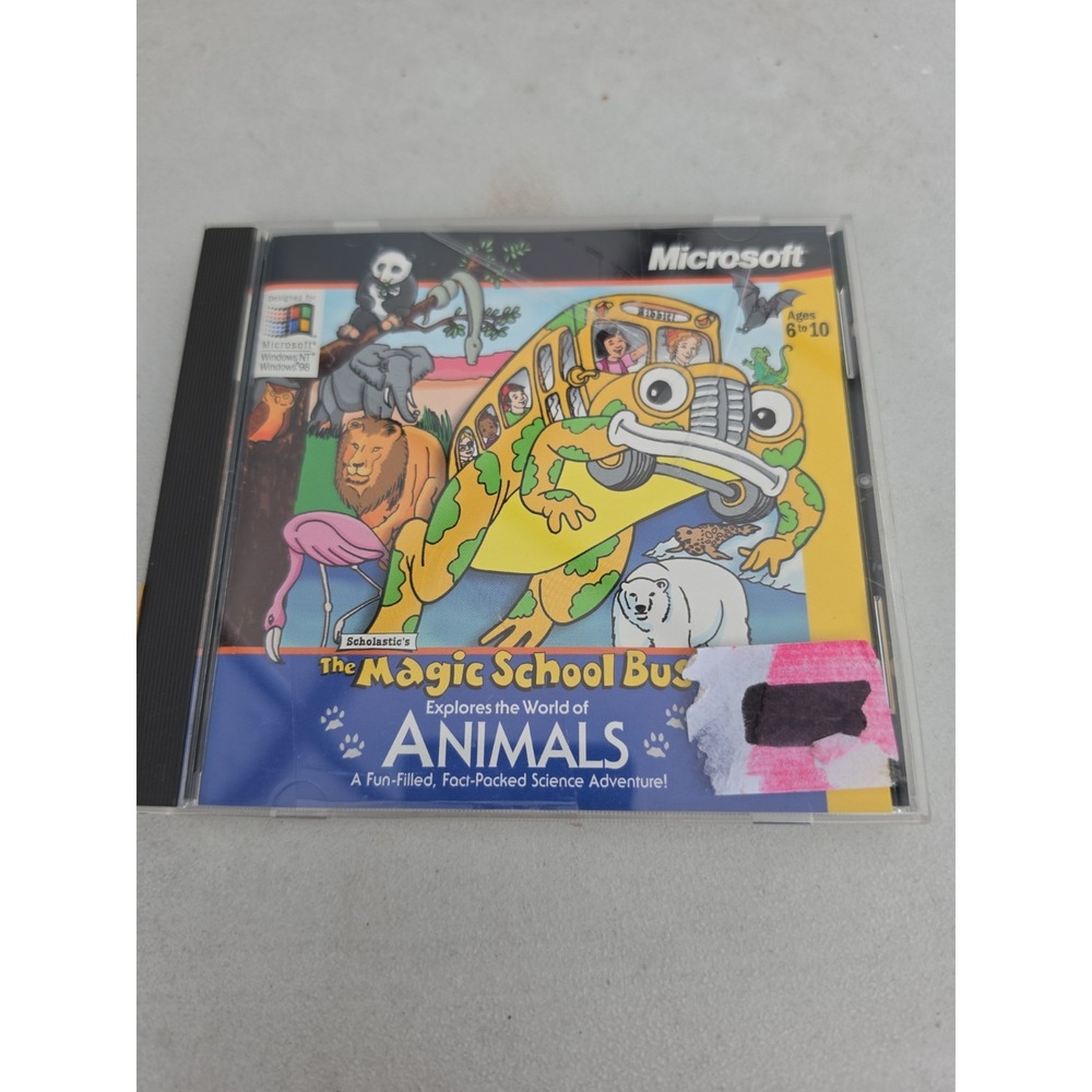 Scholastic's The Magic School Bus Explores‎ - Animals (PC, 2001) -